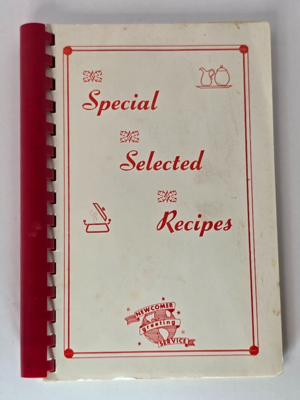 Special Selected Recipes Cookbook 1968 Newcomer Greeting Service Pine Bluff AR